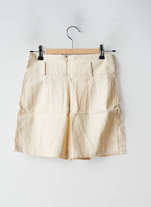 Short beige JENA LEE pour femme
