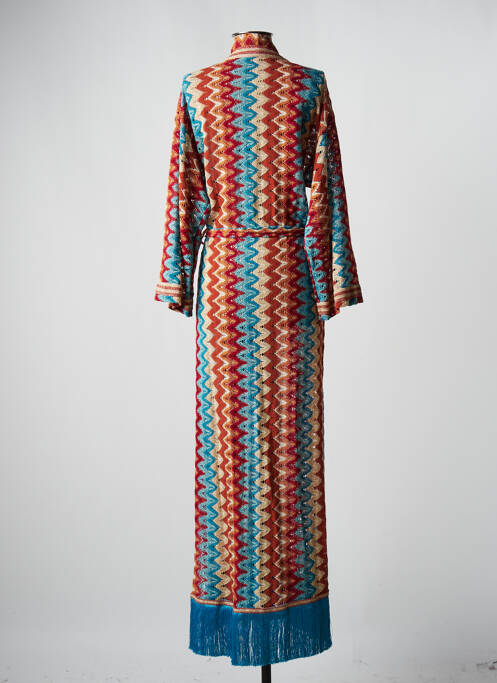 Gilet manches longues orange PHO pour femme