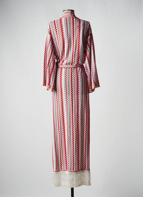 Gilet manches longues rose PHO pour femme