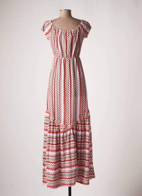 Robe longue rouge PHO pour femme