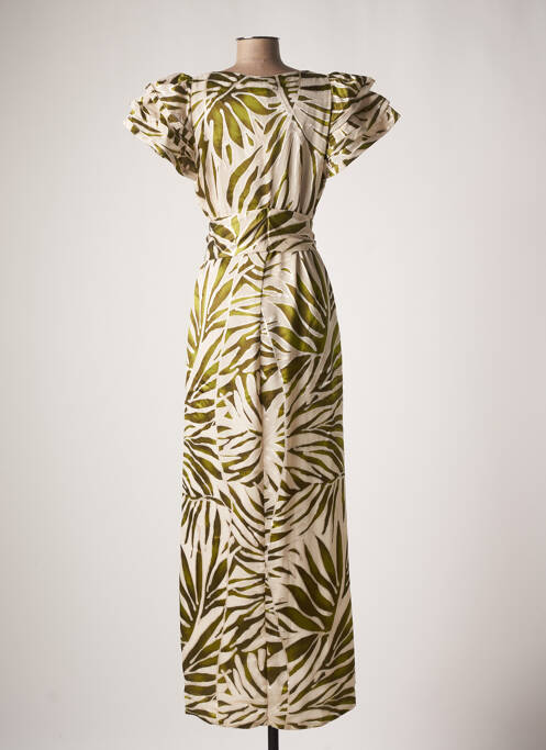 Robe longue vert AZULU pour fille