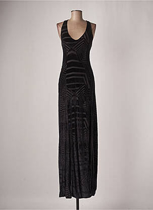 Robe longue noir PHO pour femme