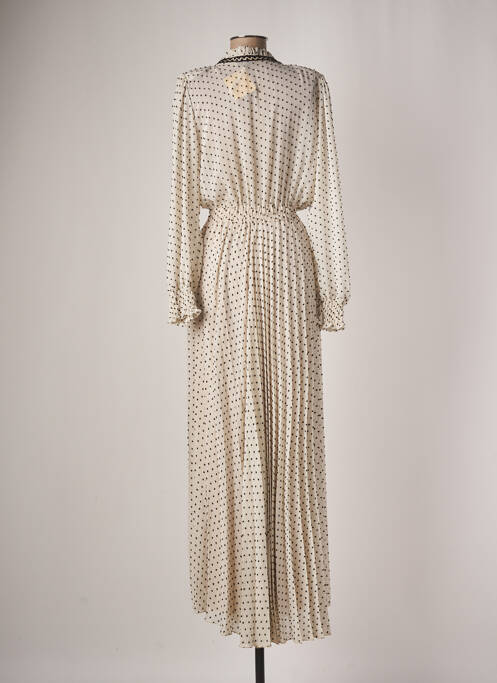 Robe longue beige PHO pour femme