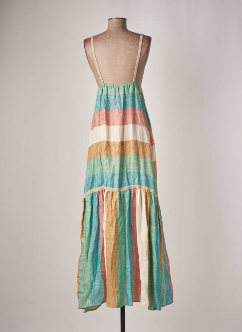 Robe longue beige PHO pour femme