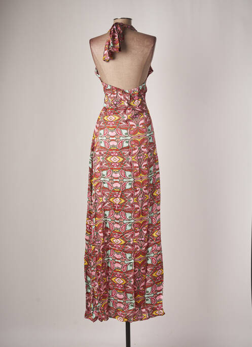 Robe longue rose PHO pour femme