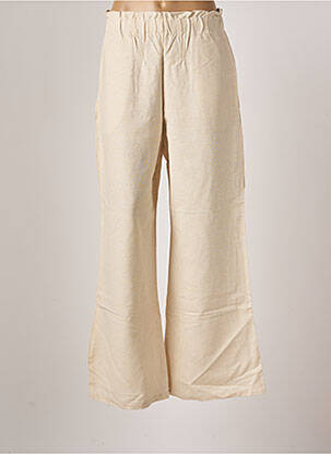 Pantalon large beige JENA LEE pour femme