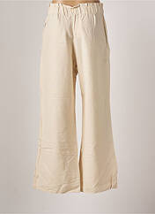 Pantalon large beige JENA LEE pour femme seconde vue