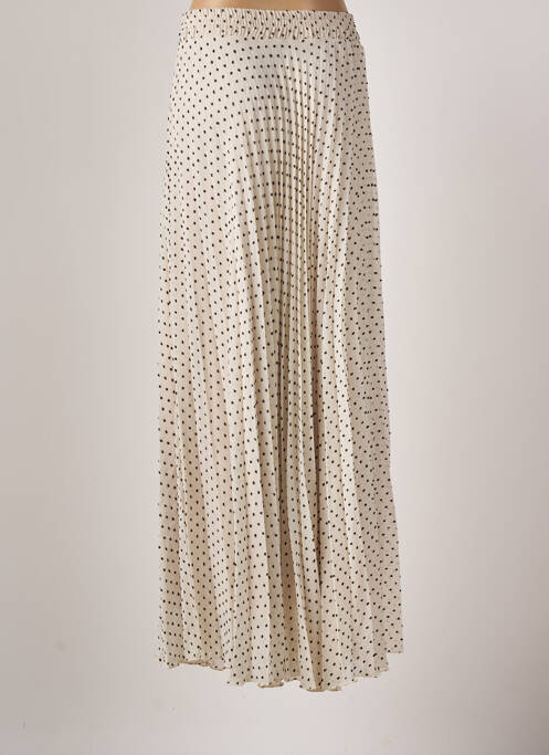 Jupe longue doublure beige PHO femme