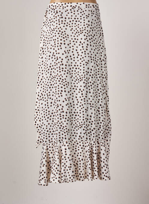 Jupe longue beige AZULU pour femme