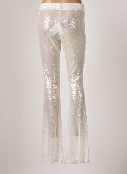 Pantalon flare beige PHO pour femme