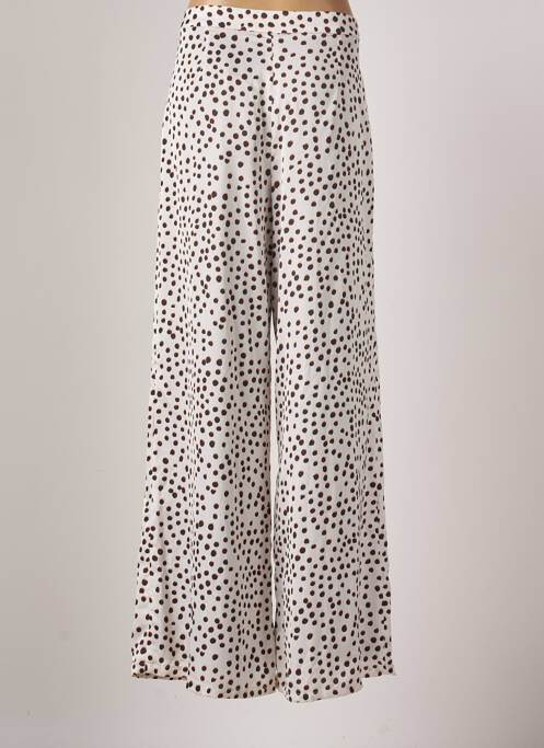 Pantalon large beige AZULU pour femme