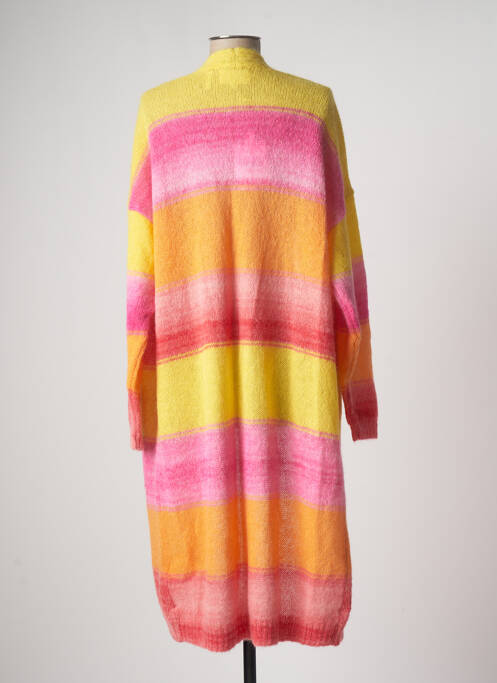 Gilet manches longues rose LES TRICOTS DE LÉA pour femme