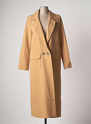 Manteau long coupe droite sans capuche marron NEVER FULLY DRESSED femme