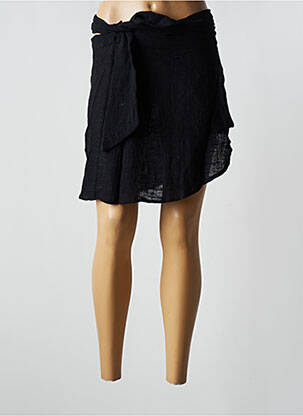 Jupe courte taille normale noir CHRISTELLE NIMA femme