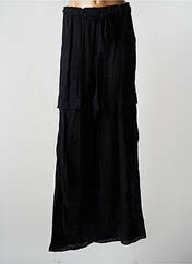 Pantalon large noir CHRISTELLE NIMA pour femme seconde vue