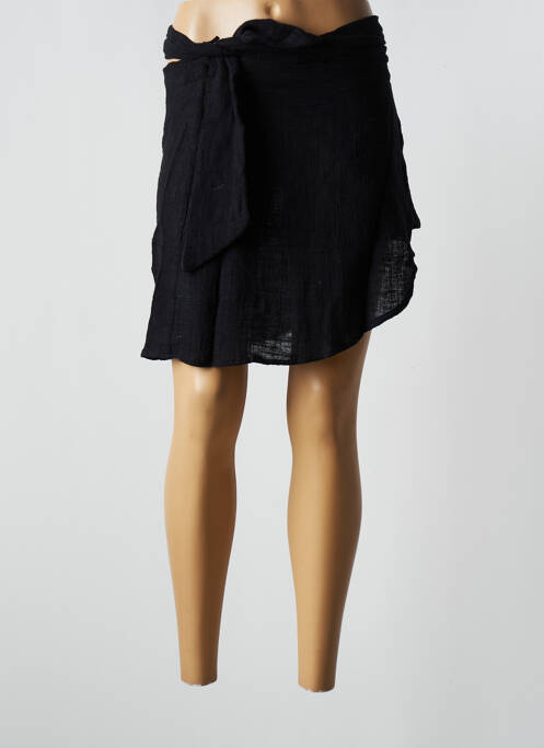 Jupe courte taille normale noir CHRISTELLE NIMA femme