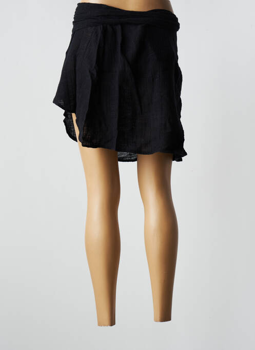 Jupe courte taille normale noir CHRISTELLE NIMA femme