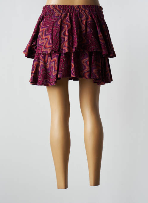 Jupe courte violet PHO pour femme