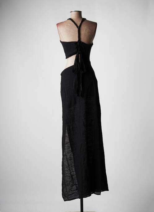 Robe longue noir CHRISTELLE NIMA pour femme