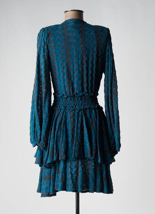 Robe mi-longue bleu PHO pour femme