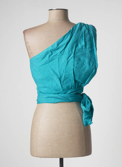 Top bleu CHRISTELLE NIMA pour femme