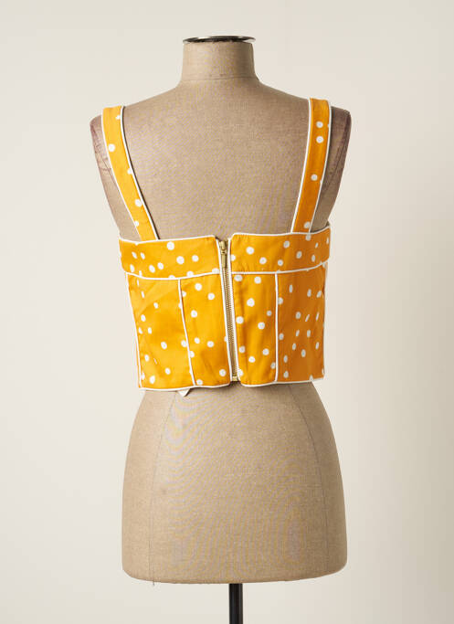 Top jaune AZULU pour femme
