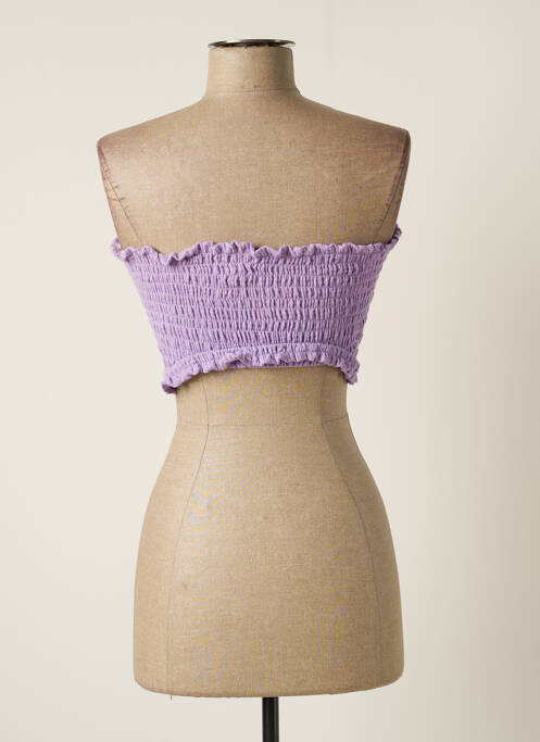 Top violet JENA LEE pour femme
