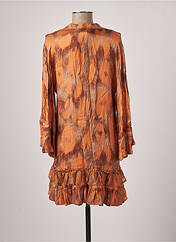 Robe courte orange PHO pour femme seconde vue