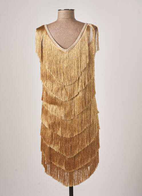 Robe courte jaune PHO pour femme