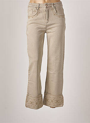 Jeans Bootcut Beige MC PLANET Taille 42 - Neuf Avec étiquettes, Coton, Valeur 85€