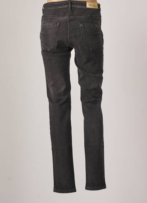 Jeans coupe slim noir COUTURIST pour femme