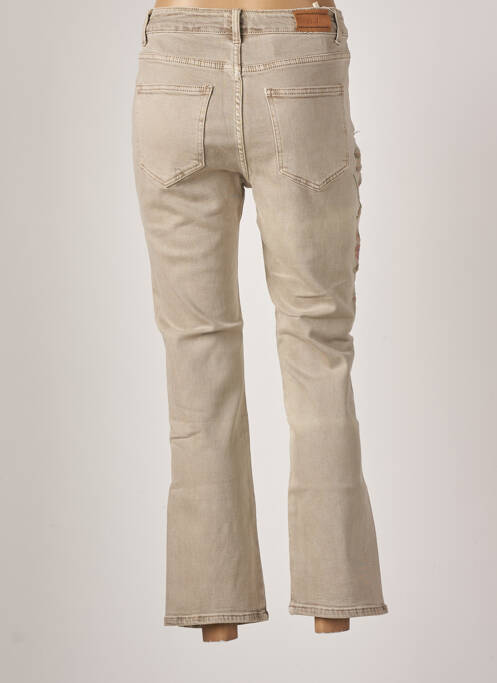 Pantalon droit beige NÜD pour femme
