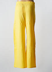 Pantalon large jaune JENA LEE pour femme seconde vue