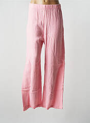 Pantalon large rose JENA LEE pour femme seconde vue