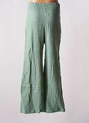 Pantalon large vert JENA LEE pour femme seconde vue