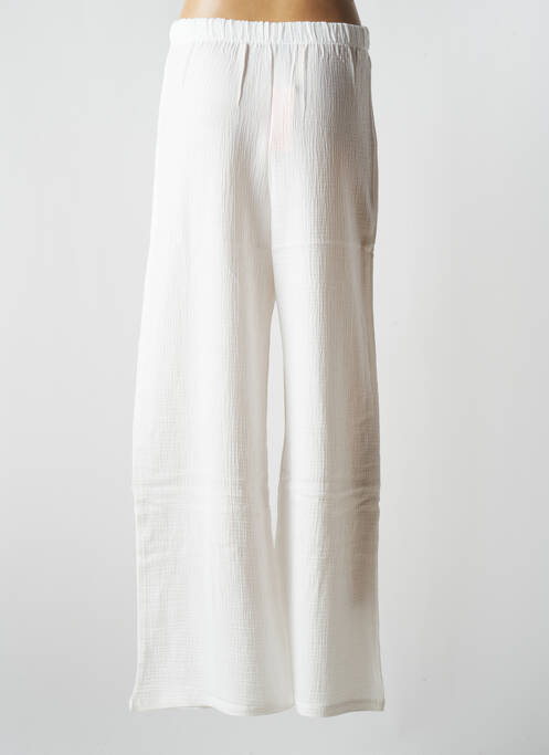 Pantalon large blanc JENA LEE femme