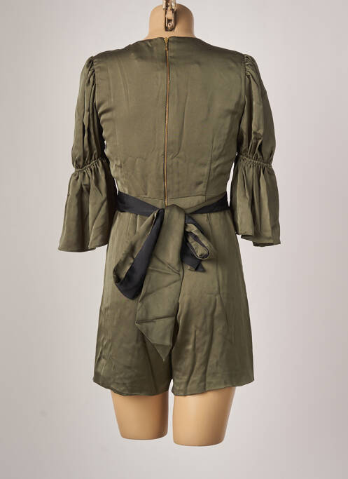 Combishort vert AZULU pour femme