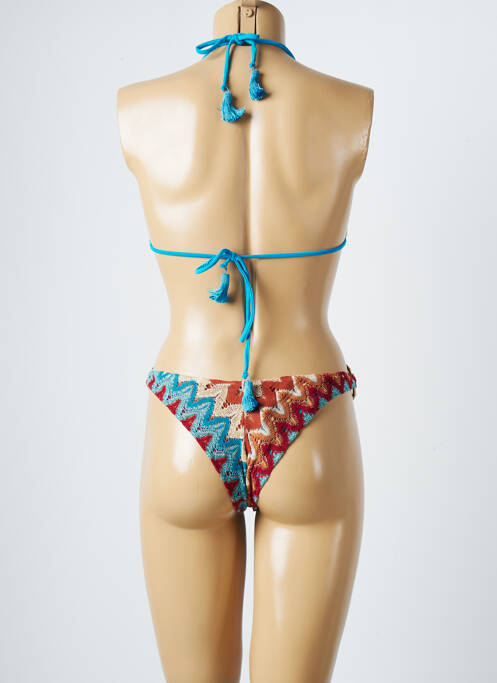 Maillot de bain 2 pièces bleu PHO pour femme