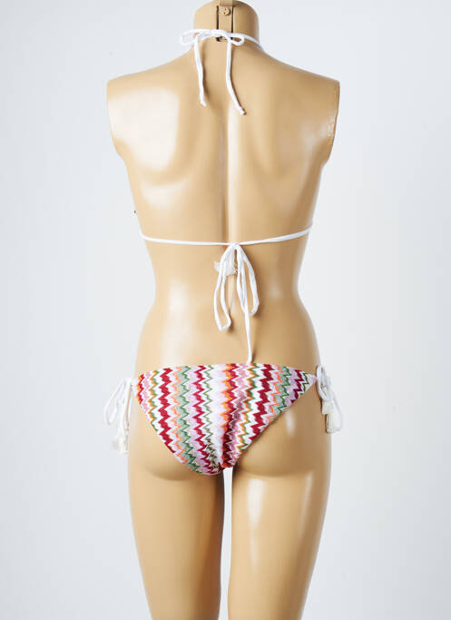 Maillot de bain 2 pièces blanc PHO pour femme