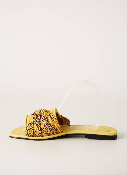 Mules/Sabots jaune ELINA LINARDAKI femme