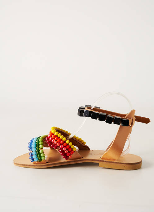 Sandales/Nu pieds marron ELINA LINARDAKI pour femme