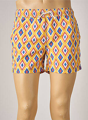 Short de bain imprimé fantaisie jaune RIPA RIPA homme
