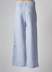 Pantalon large bleu JENA LEE pour femme seconde vue