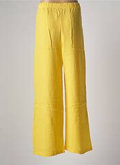Pantalon large jaune JENA LEE pour femme seconde vue