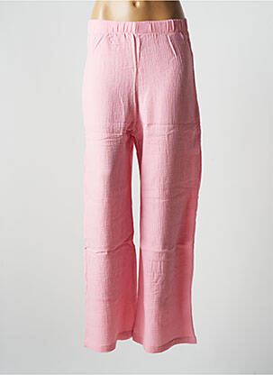 Pantalon large rose JENA LEE pour femme
