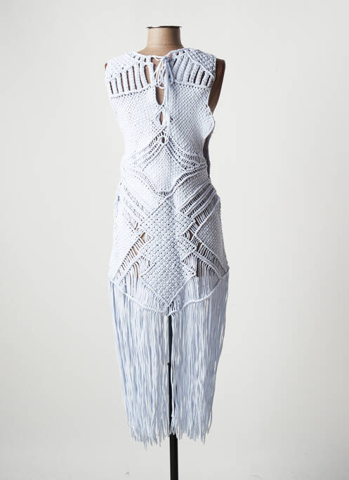 Robe mi-longue blanc PHO pour femme