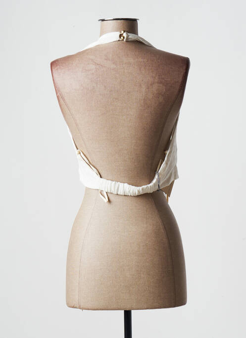 Top blanc CHRISTELLE NIMA pour femme