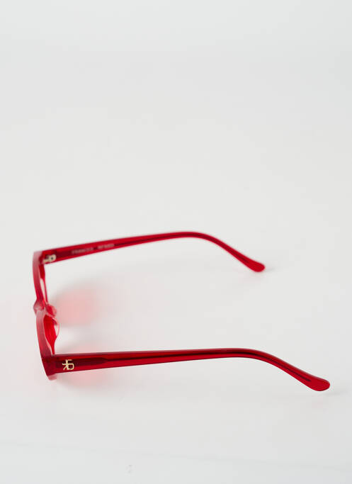 Lunettes de soleil rouge ROBERI & FRAUD pour femme