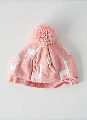 Bonnet imprimé fantaisie rose ESPRIT fille