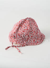Chapeau imprimé fleurs rouge ABSORBA fille